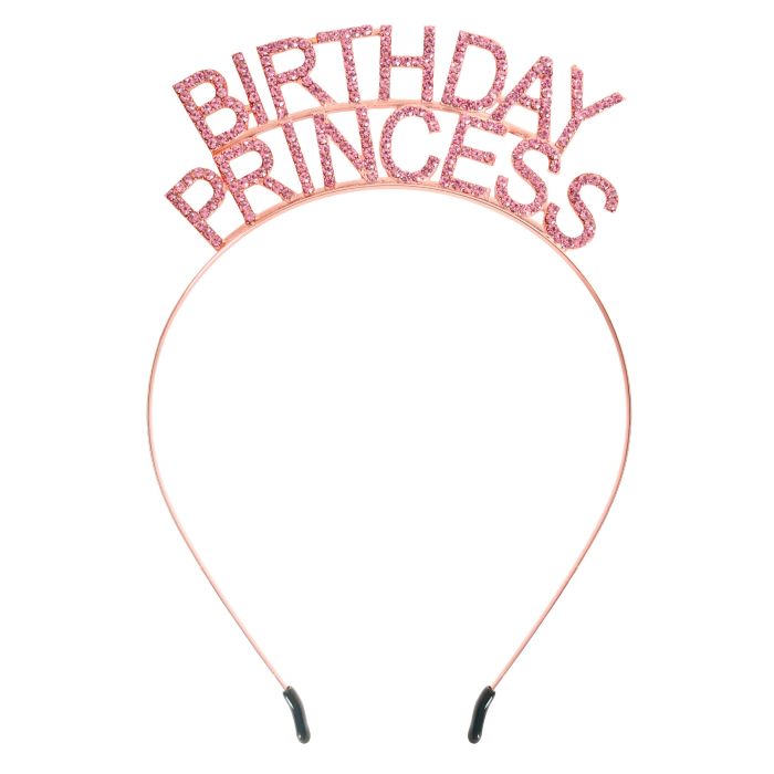 Birthday Princess Headband & Sash Set | Pink
