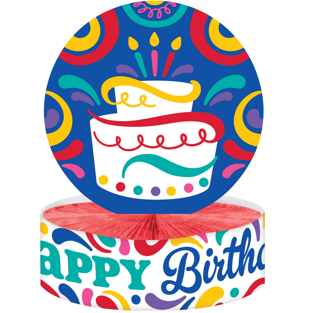 Birthday Swirls Centerpiece