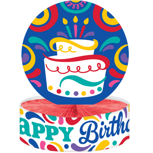 Birthday Swirls Centerpiece