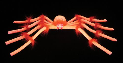 20" Black Light Spider in Orange