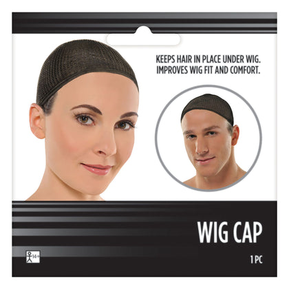 Black Wig Cap