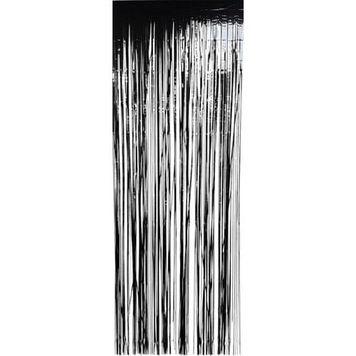 Black Pastel Foil Curtain