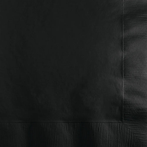 Black Velvet Beverage Napkins 2-ply 50ct | Solids