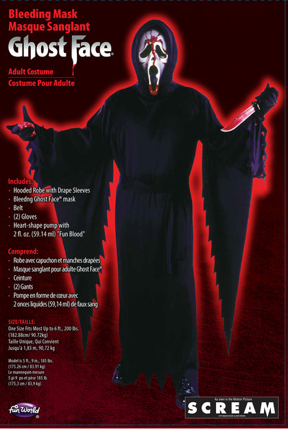 Bleeding Ghost Face® - Adult Costume