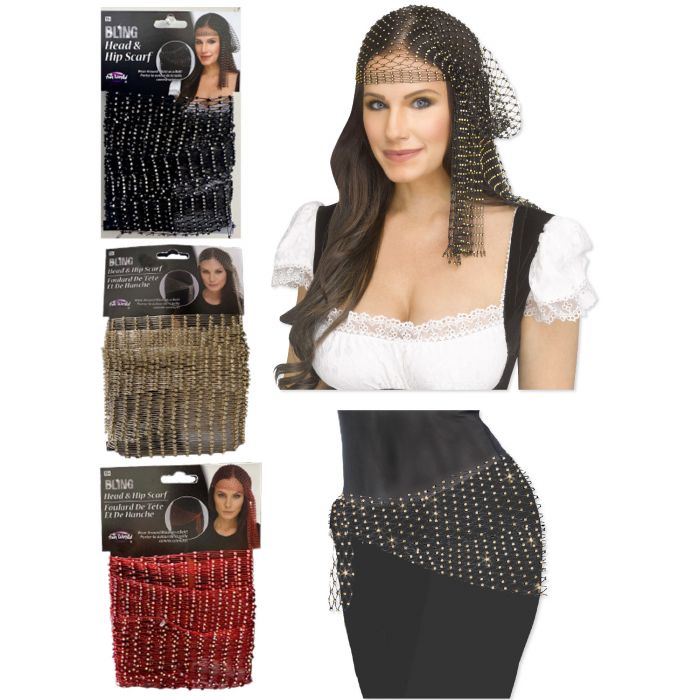 Bling Head or Hip Scarf