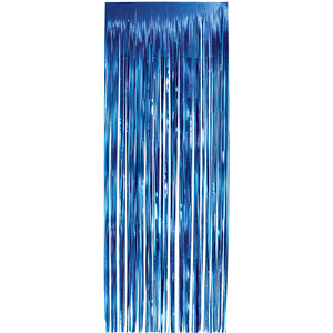 Blue Foil Curtain