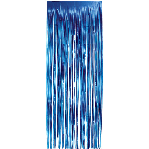 Blue Foil Curtain