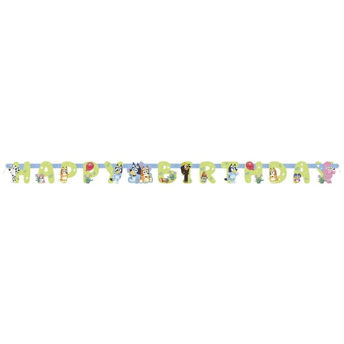 Bluey "Happy Birthday" Jointed Banner  6 ft