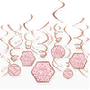 Blush Birthday Swirl Decoration
