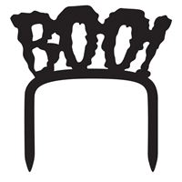 Boo! Plastic Cake Topper