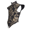 Brocade Doublet Vest -Black & Gold