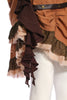 Brown Steampunk Short Skirt XL