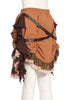Brown Steampunk Short Skirt XL