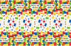 Building Blocks Birthday Rectangular Plastic Table Cover