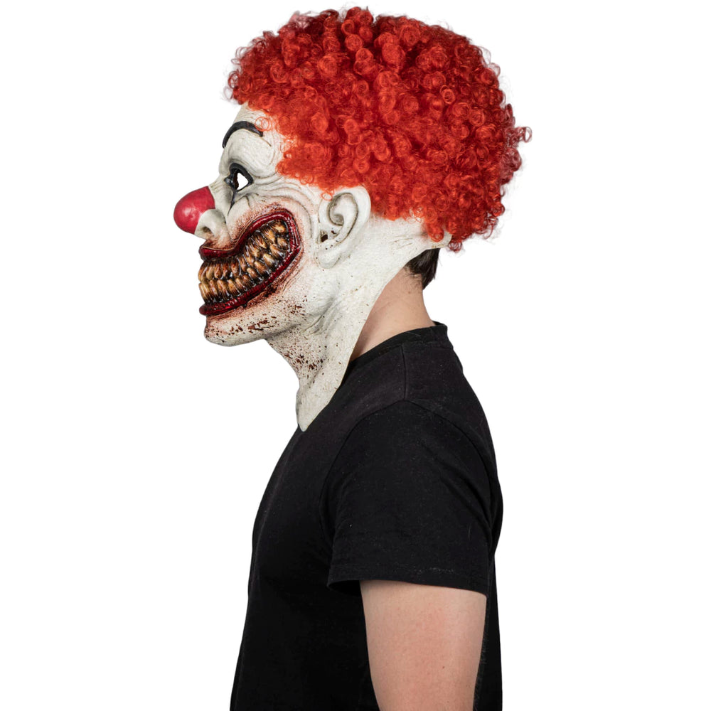 Burger's Clown Possessed Latex Mask with Neck