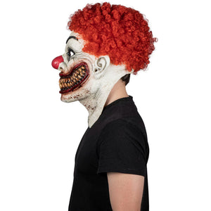 Burger's Clown Possessed Latex Mask with Neck