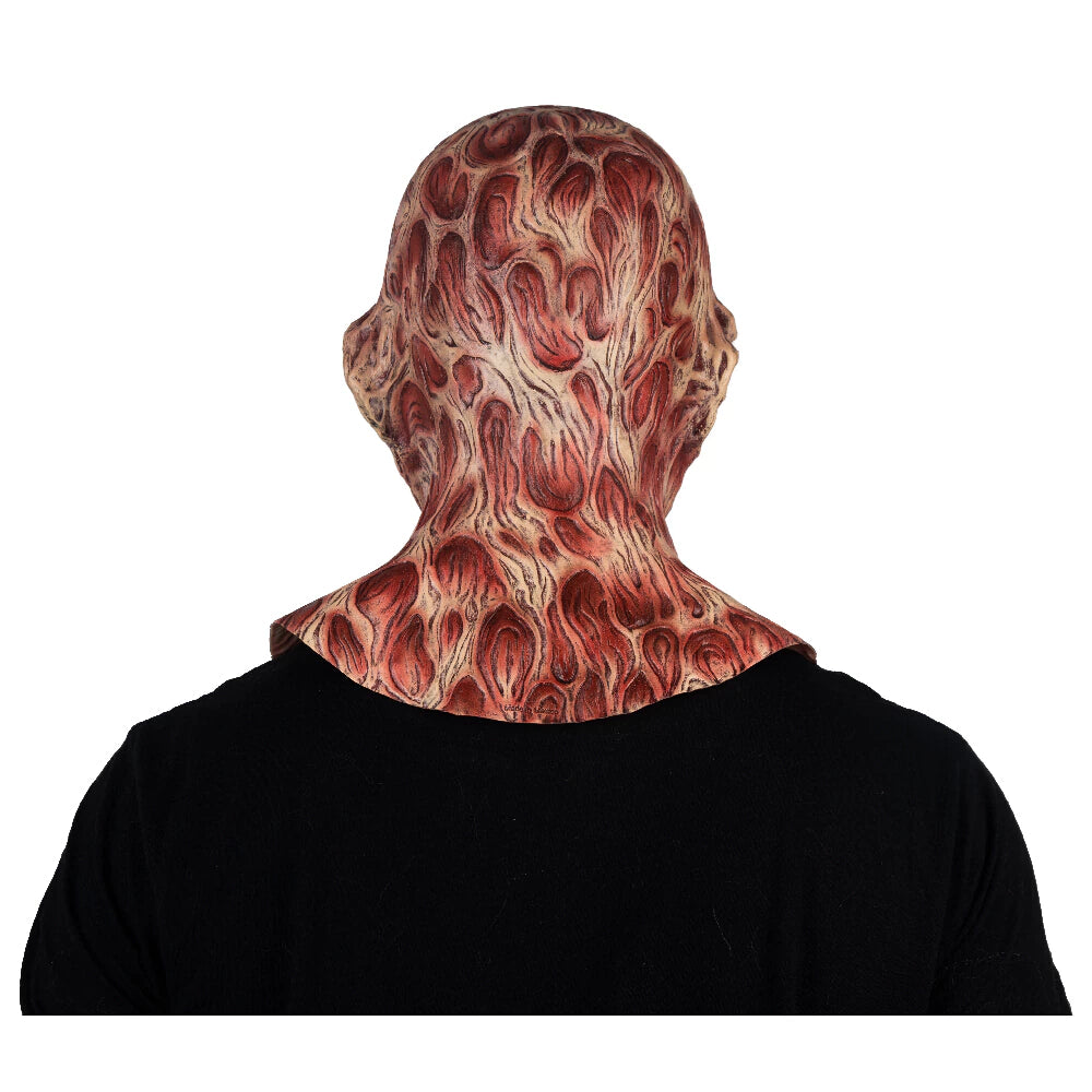 Burned Man Latex Mask With Neck
