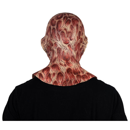 Burned Man Latex Mask With Neck