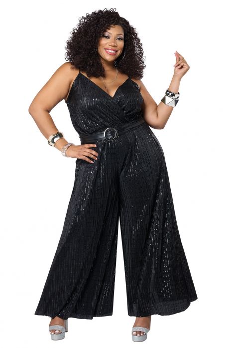 Let's Dance Disco Jumpsuit Adult Costume