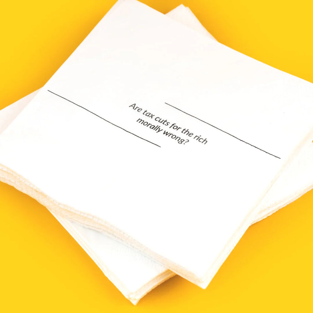CONVOKINS® Controversy Edition Conversation Starter Cocktail Napkins