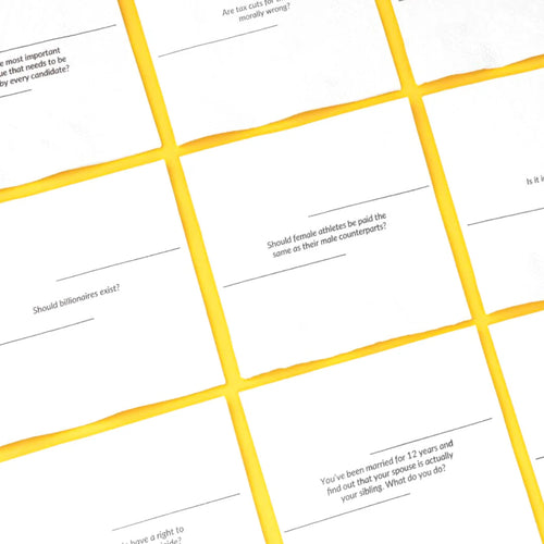 CONVOKINS® Controversy Edition Conversation Starter Cocktail Napkins