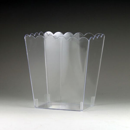 6" Scalloped Candy Container