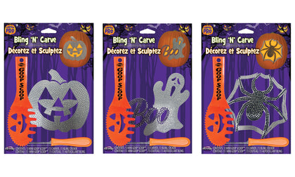 Carve and Bling Pumpkin Kit