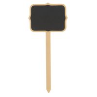 Chalkboard Food Sign Picks with Chalk  4ct