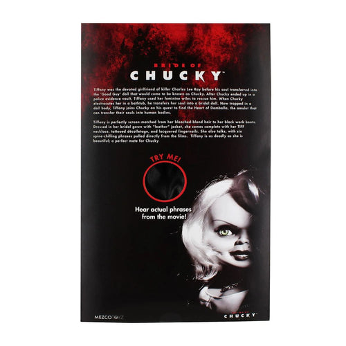 Child's Play Bride of Chucky Tiffany Talking 15" Doll