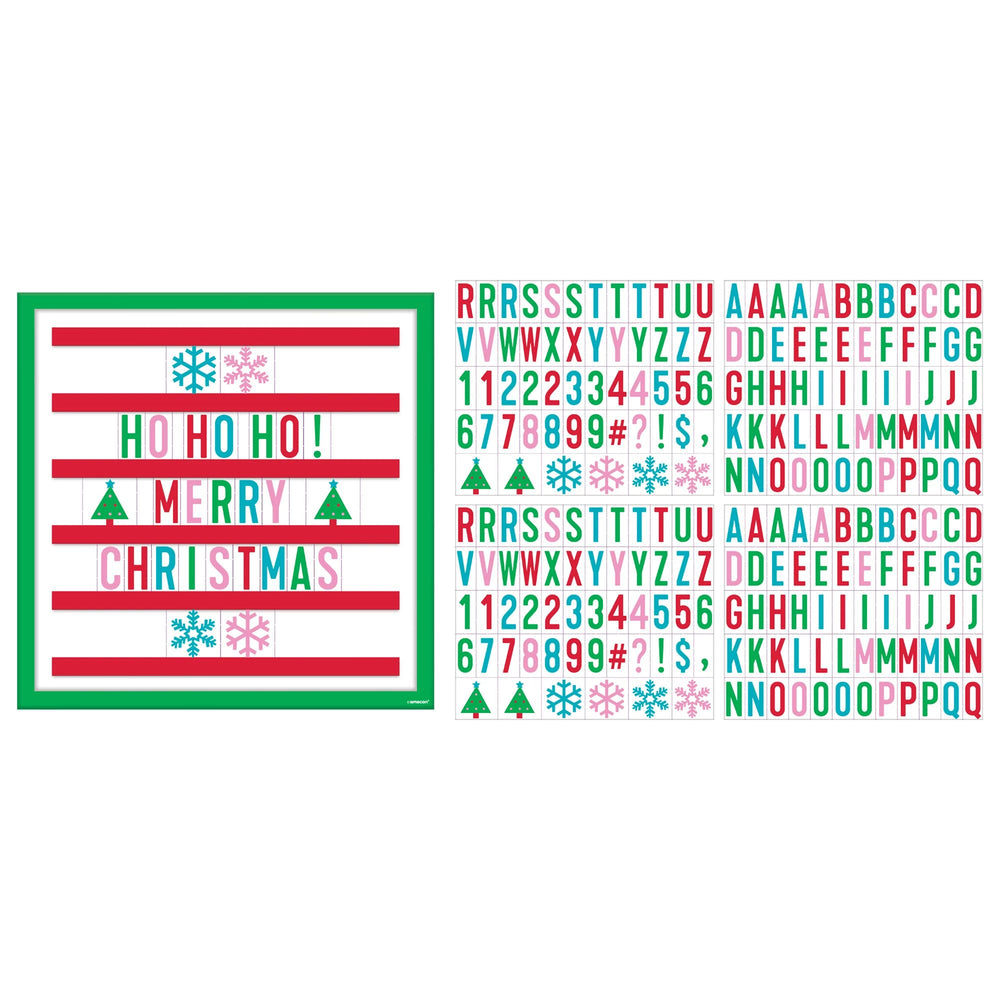 Christmas Cardboard Message Board