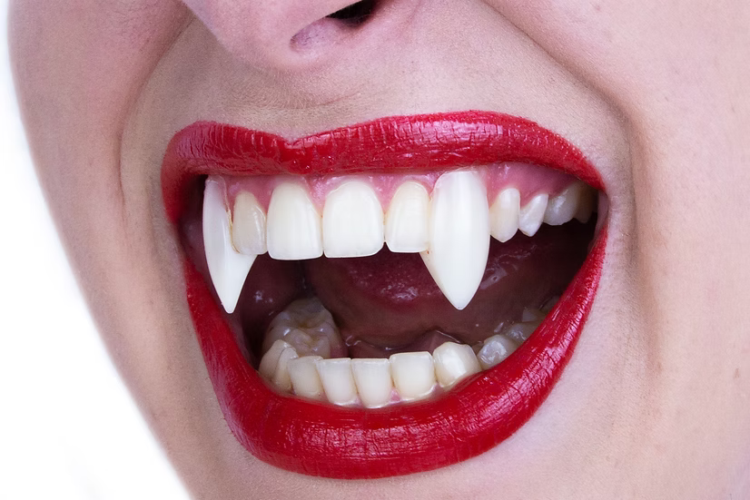 Classic Deluxe Fangs close up