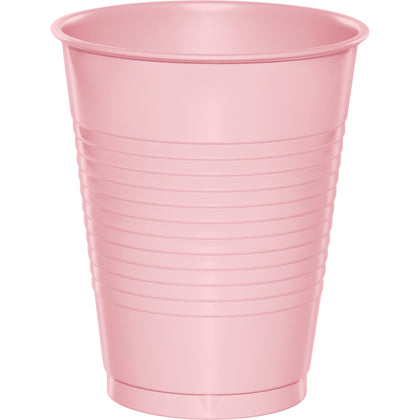 Classic Pink 16oz Plastic Cups 20ct | Solids