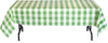 Classic Plaid Paper Table Cover Light Green and White 54″ x 108″