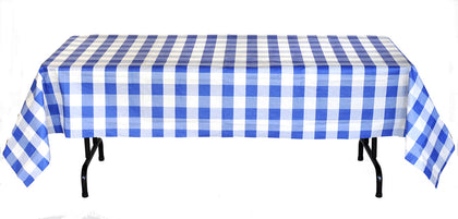 Classic Plaid – Tablecover Blue and White 54″ x 108″