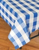 Classic Plaid – Tablecover Blue and White 54″ x 108″