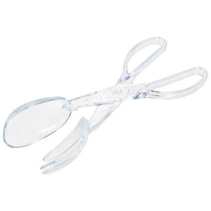 Clear Scissor Tongs, Packaged