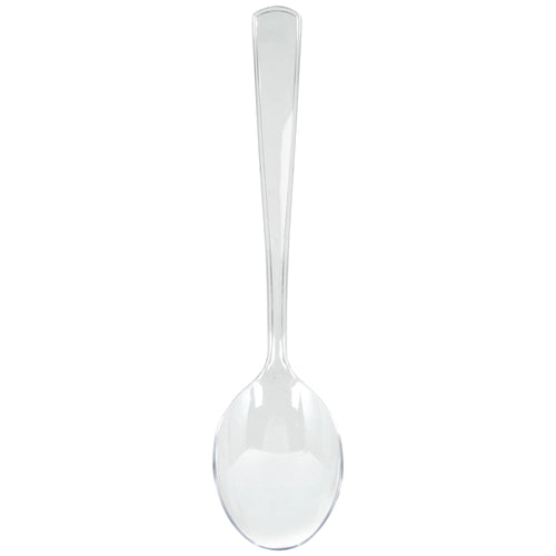 Clear Serving Spoons, Packaged