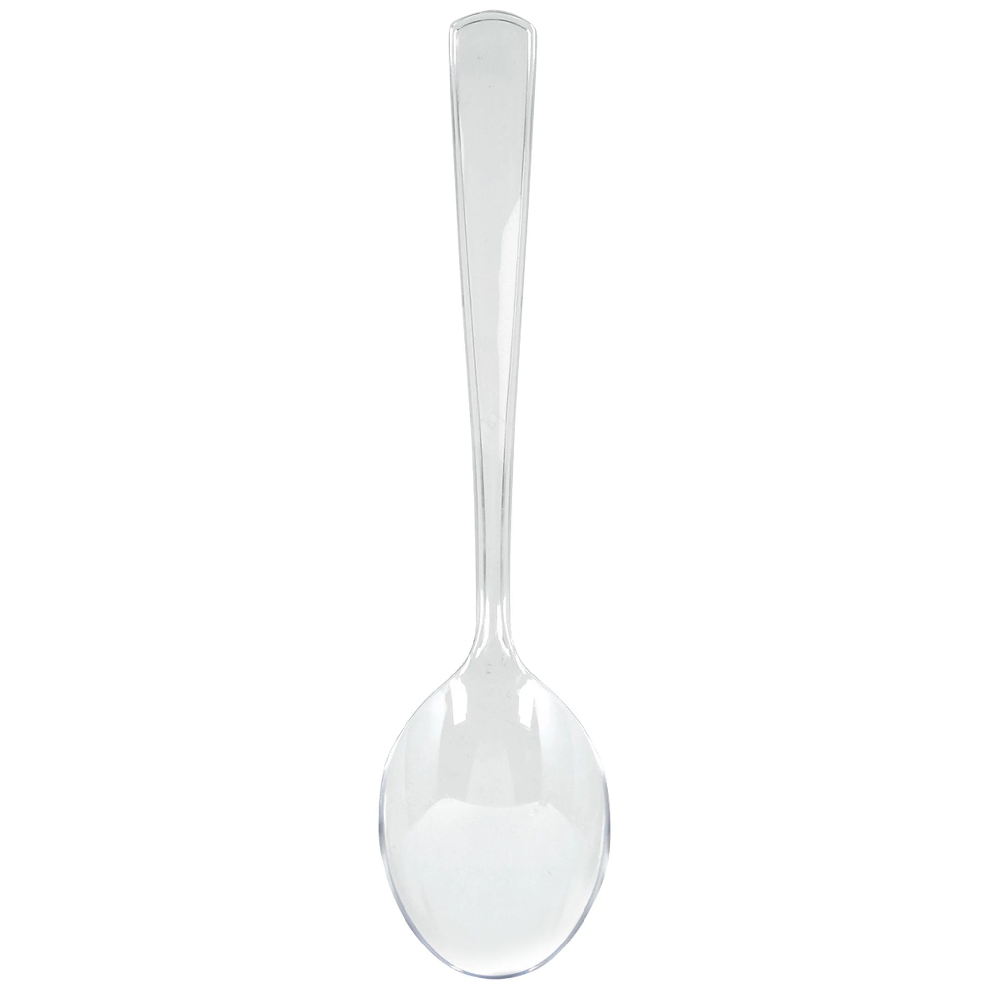 Clear Serving Spoons, Packaged