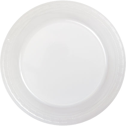 Clear Plastic 10in Plates 20ct