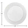 Clear Plastic 10in Plates 20ct