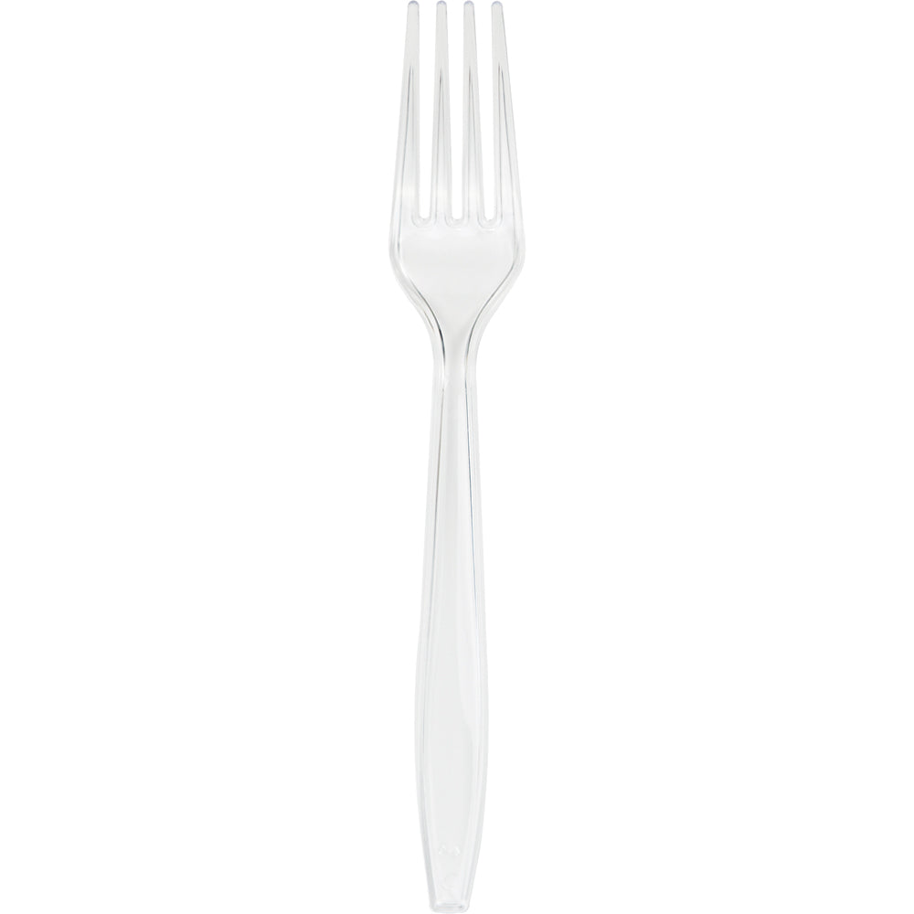 Clear Plastic Fork 50ct | Catering