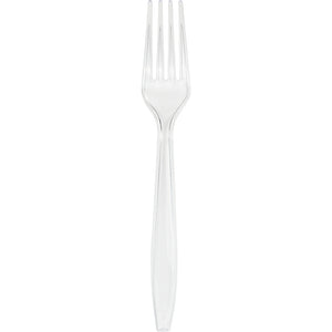 Clear Plastic Fork 50ct | Catering
