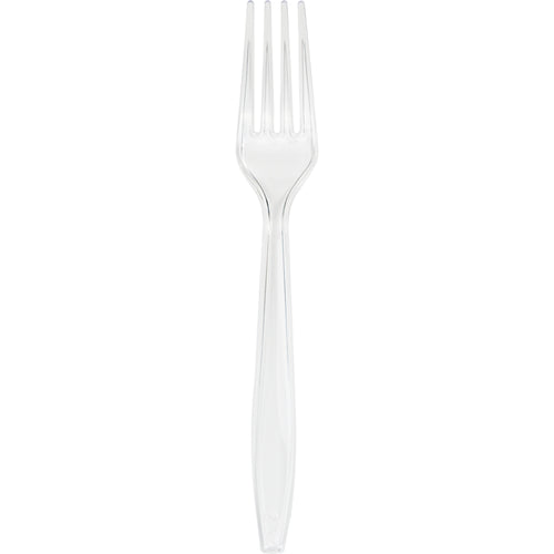 Clear Plastic Fork 50ct | Catering