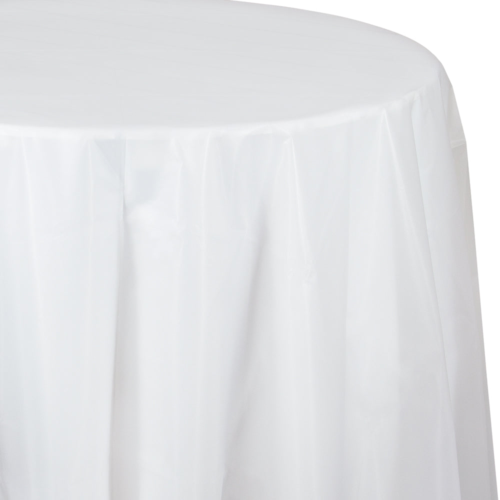 Clear Plastic Round Table Cover
