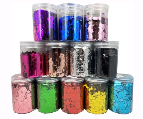 1cm Round Metallic Confetti