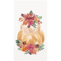 Cozy Pumpkin Guest Towels  16ct