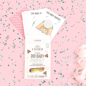 Did Baby Poopie?® - Baby Shower Poop Emoji Lottery Game