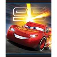 Red car with 'ST' logo on a dark background