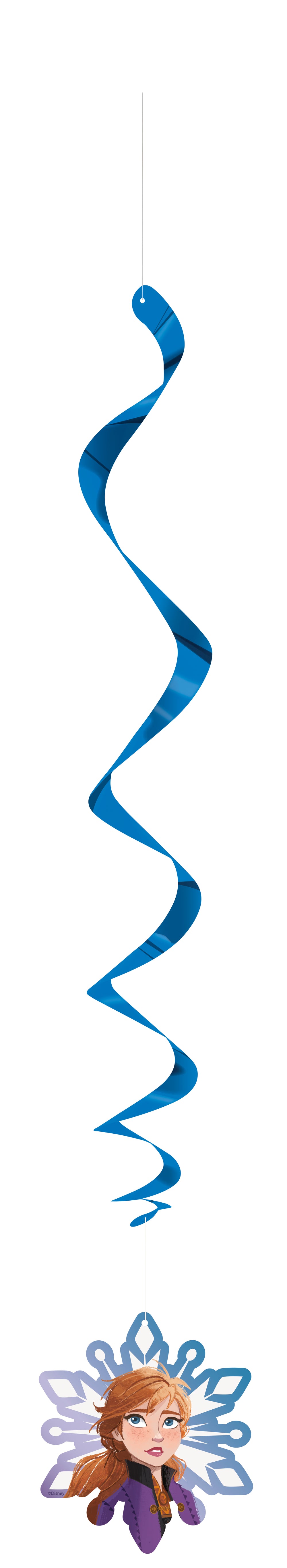 Disney Frozen 2 Hanging Swirl Decorations 26"  3ct