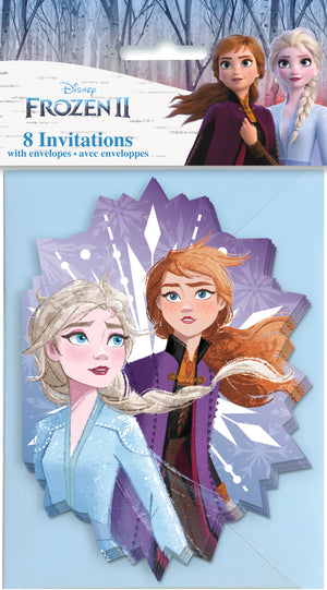 Disney Frozen 2 Invitations  8ct